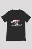 Alesso Siyah Unisex V Yaka Tişört