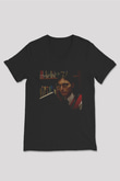 Alesso Siyah Unisex V Yaka Tişört