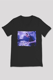Alesso Siyah Unisex V Yaka Tişört