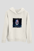 AlessoBaskılı Beyaz Hoodie