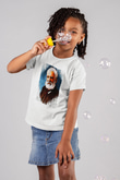 Alexander Graham Bell Baskılı Unisex Beyaz Çocuk Tişörtü - Tshirt