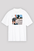 Alexisonfire Baskılı Unisex Beyaz Oversize Tişört