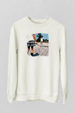 Alexisonfire Baskılı Unisex Beyaz Sweatshirt