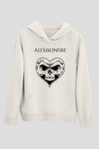 Alexisonfire Beyaz Unisex Kapşonlu Sweatshirt