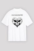 Alexisonfire Beyaz Unisex Oversize Tişört T-Shirt