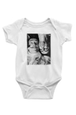 Alice Cooper Baskılı Beyaz Unisex Bebek Body - Zıbın