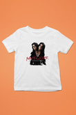 Alice Cooper Baskılı Beyaz Unisex Çocuk Tişört