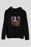 Alice Cooper Baskılı Unisex Siyah Hoodie