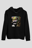 Alice Cooper Baskılı Unisex Siyah Hoodie