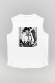 Alice Cooper Beyaz Unisex Kolsuz Tişört