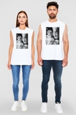 Alice Cooper Beyaz Unisex Kolsuz Tişört