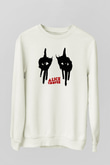 Alice Cooper Beyaz Unisex Sweatshirt