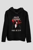 Alice Cooper Siyah Unisex Hoodie