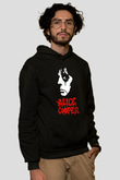 Alice Cooper Siyah Unisex Hoodie