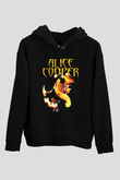Alice Cooper Siyah Unisex Hoodie