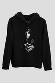 Alice Cooper Siyah Unisex Kapüşonlu Sweatshirt