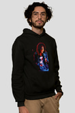 Alice Cooper Siyah Unisex Kapüşonlu Sweatshirt