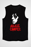 Alice Cooper Siyah Unisex Kolsuz Tişört