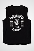 Alice Cooper Siyah Unisex Kolsuz Tişört