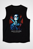 Alice Cooper Siyah Unisex Kolsuz Tişört