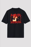 Alice Cooper Siyah Unisex Oversize Tişört T-Shirt