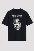 Alice Cooper Siyah Unisex Oversize Tişört T-Shirt