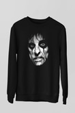Alice Cooper Siyah Unisex Sweatshirt
