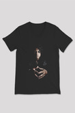 Alice Cooper Siyah Unisex V Yaka Tişört