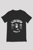 Alice Cooper Siyah Unisex V Yaka Tişört T-Shirt
