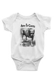 Alice in Chains Baskılı Beyaz Unisex Bebek Body - Zıbın