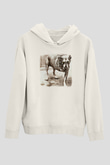 Alice in Chains Baskılı Unisex Beyaz Hoodie