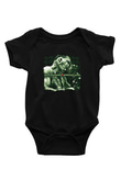 Alice in Chains Baskılı Unisex Siyah Bebek Body - Zıbın