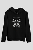 Alice in Chains Baskılı Unisex Siyah Hoodie