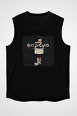 Alice in Chains Baskılı Unisex Siyah Kolsuz Tişört
