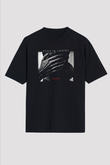 Alice in Chains Baskılı Unisex Siyah Oversize Tişört