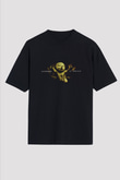 Alice in Chains Baskılı Unisex Siyah Oversize Tişört