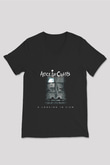 Alice in Chains Baskılı Unisex Siyah V Yaka Tişört