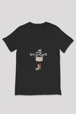 Alice in Chains Baskılı Unisex Siyah V Yaka Tişört