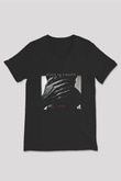 Alice in Chains Baskılı Unisex Siyah V Yaka Tişört