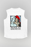 Alice in Chains Beyaz Unisex Kolsuz Tişört