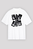 Alice in Chains Beyaz Unisex Oversize Tişört T-Shirt