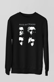 Alice in Chains Siyah Unisex Sweatshirt