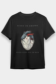 Alice in Chains Siyah Unisex Tişört T-Shirt - TişörtFabrikası