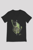 Alice in Chains Siyah Unisex V Yaka Tişört T-Shirt