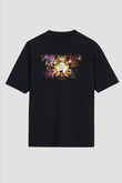 Alice in Wonderland Siyah Unisex Tişört T-Shirt