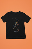 Alien Baskılı Siyah Unisex Çocuk Tişört