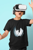 Alien Baskılı Siyah Unisex Çocuk Tişört
