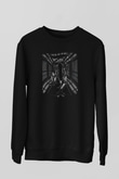 Alien Siyah Unisex Sweatshirt