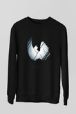 Alien Siyah Unisex Sweatshirt