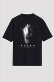 Alien Siyah Unisex Tişört T-Shirt
